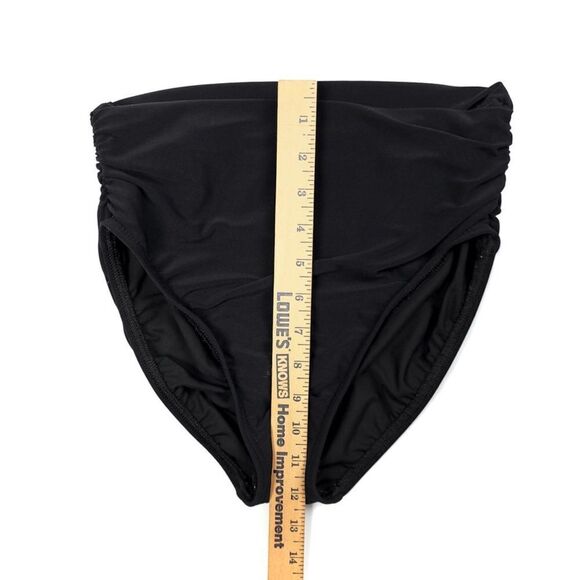 MAGIC SUIT Shirred Jersey Swim Bottom Shapewear Bikini in Black Womens Medium - Picture 3 of 6